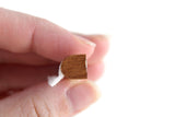 Vintage 1:12 Miniature Dollhouse Wooden Wall-Mounted Paper Towel Holder