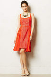 New Anthropologie "Neria Dress" Orange Eyelet Dress by Vessel by Timo Weiland, Originally $178