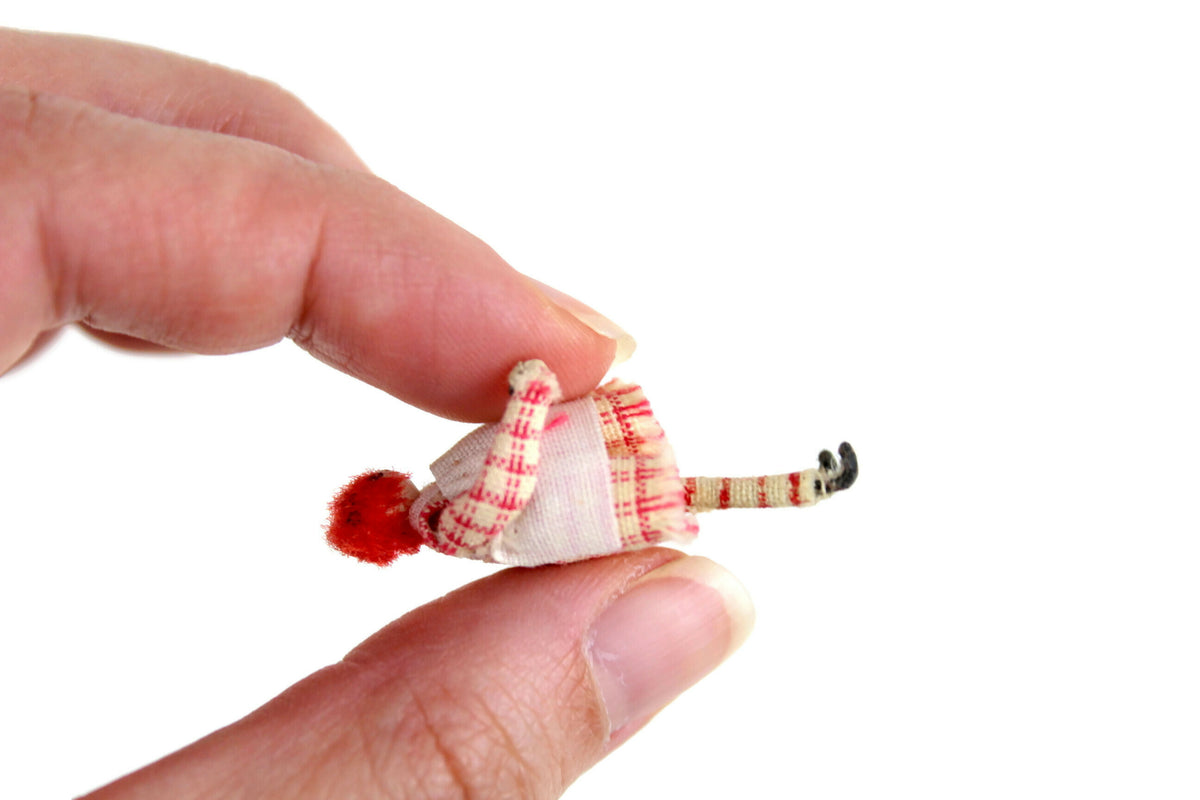 Artisan-Made Vintage 1:12 Miniature Dollhouse Raggedy Ann Doll