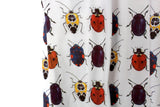 New Madcap England Beetlebum Beetle Print White & Red Short Sleeve Tee, Size XS / S, UK 12
