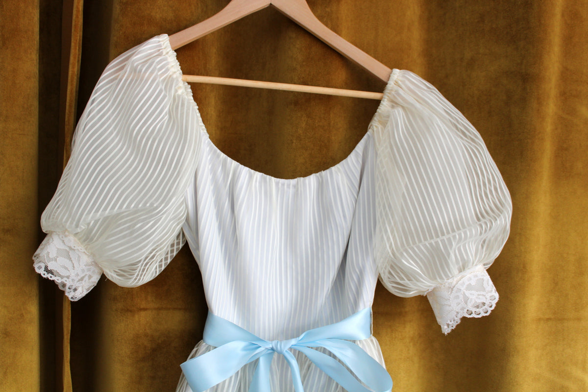 Vintage Beige Dress-Bust 32