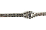 Vintage Silver & Clear Rhinestone Bracelet