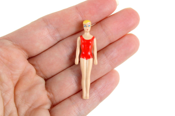 Vintage Miniature Dollhouse Tiny Barbie Doll Figurine