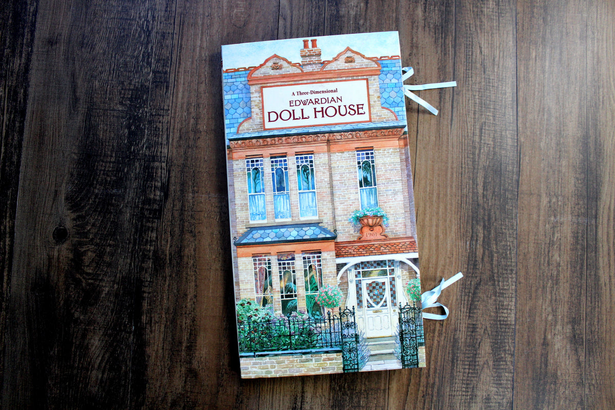 Vintage Three-Dimensional Edwardian Dollhouse Book