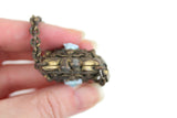 Vintage Gold Chain Bracelet with Purse Charm