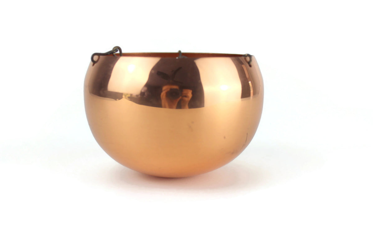 hanging copper planter Vintage Coppercraft Guild Copper & Brass Hanging Planter – The Mustard Dandelion