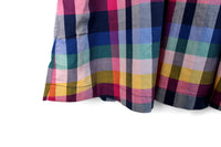 New J. CREW "Mixed-Plaid Button-Up Midi Dress", Size 6, Originally $98