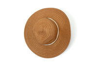 New Madewell Packable Braided Straw Hat in Warm Nutmeg, Size M/L, Originally $40