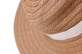 New Madewell Packable Braided Straw Hat in Warm Nutmeg, Size M/L, Originally $40