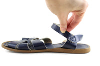 Modcloth "Outer Bank On It Sandal" by Salt Water Sandals in Navy, Women's Size 9 US (Size 7 UK)