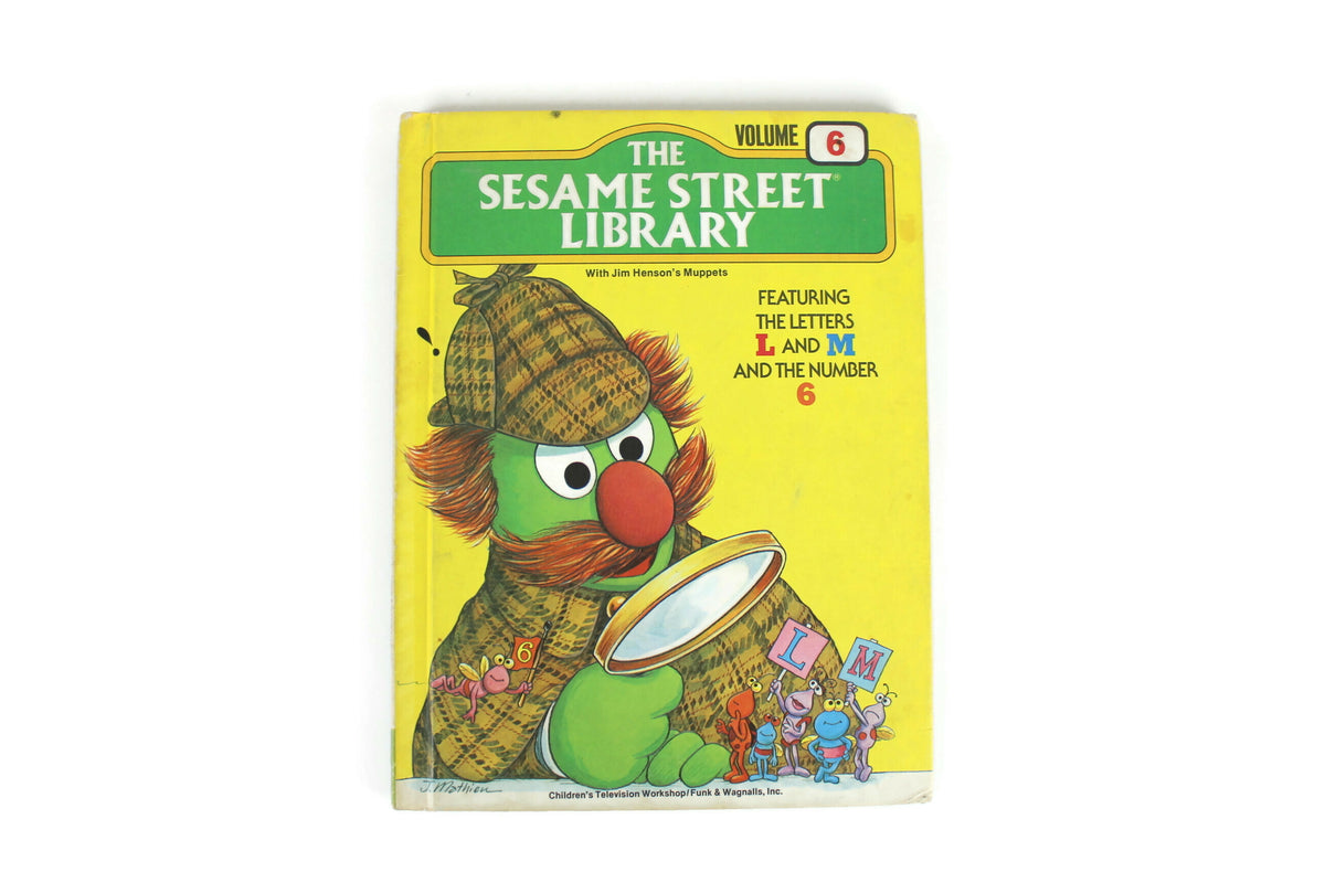 Vintage Sesame Street Library Book Volume 13 Featuring the Number 13 – The  Mustard Dandelion