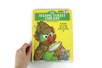 Vintage Sesame Street Library Book Volume 6 Featuring the Letters L & M and the Number 6