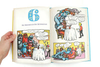 Vintage Sesame Street Library Book Volume 6 Featuring the Letters L & M and the Number 6