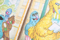 Vintage Sesame Street Library Book Volume 8 Featuring the Letters Q & R and the Number 8