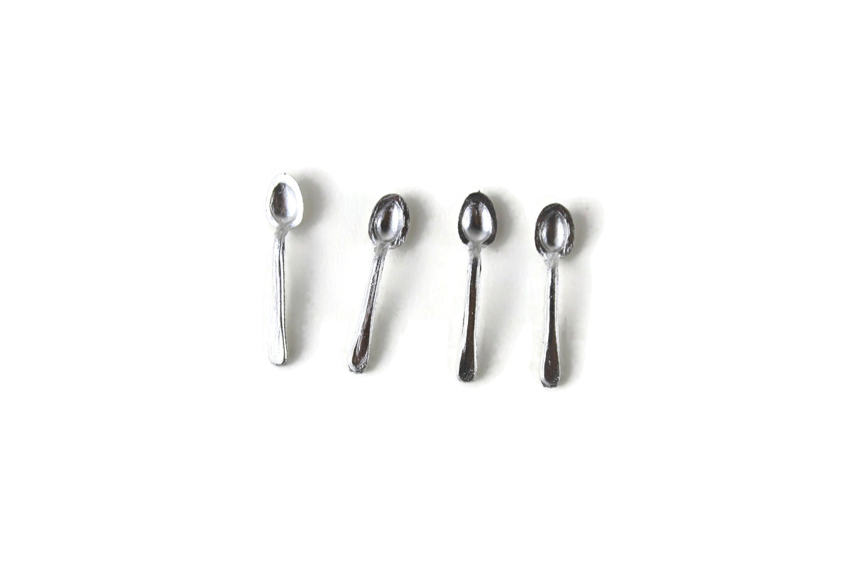 Set of 4 Vintage 1:12 Miniature Dollhouse Soup Spoons – The Mustard  Dandelion