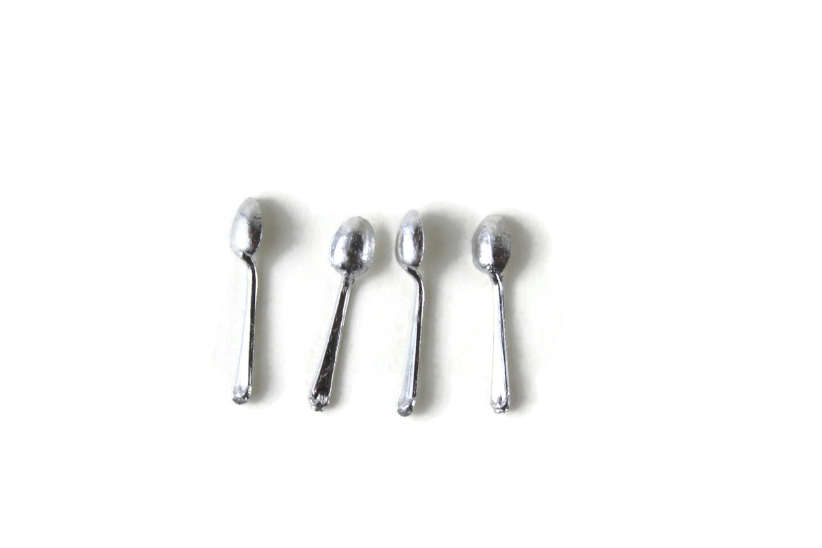 Set of 4 Vintage 1:12 Miniature Dollhouse Soup Spoons – The Mustard  Dandelion