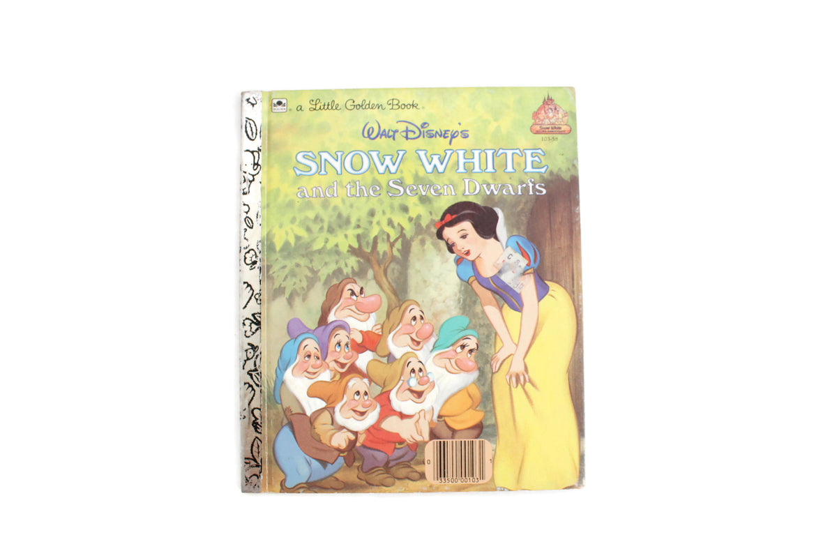 Vintage Walt Disney's Snow White & the Seven Dwarfs Little Golden