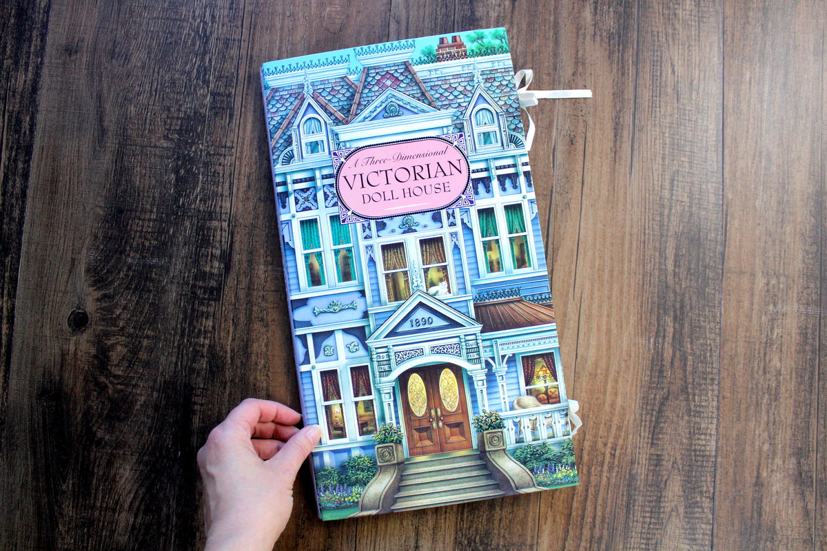 Vintage Three-Dimensional Victorian Dollhouse Book