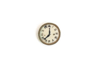 Vintage 1:12 Miniature Dollhouse Round Wall Clock