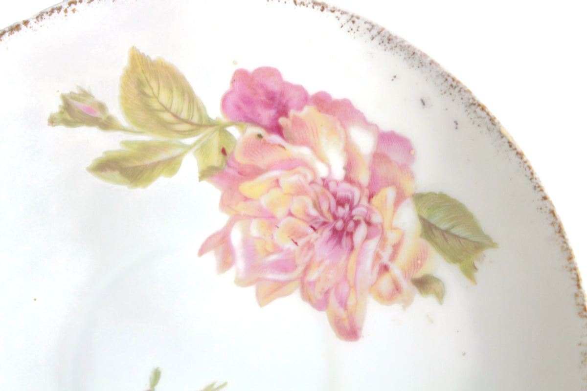 Vintage Rosenthal China Pink Rose Floral Pattern Porcelain Saucer or R –  The Mustard Dandelion