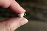 Vintage 1:12 Miniature Dollhouse White Plastic 12 Piece Dish Set with Red Flower, Service for 4