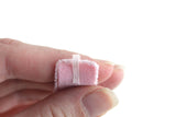 Artisan-Made Vintage 1:12 Miniature Dollhouse Pink Manicure Tool Set