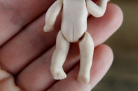 Artisan-Made Vintage 1:12 Dollhouse Porcelain Bisque Baby Boy Figurine