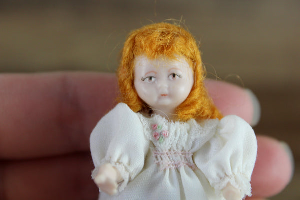 Artisan-Made Vintage 1:12 Dollhouse Porcelain Bisque Redheaded Girl Fi – The Mustard Dandelion Artisan-Made Vintage 1:12 Dollhouse Porcelain Bisque Redheaded Girl Fi – The Mustard Dandelion