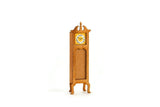 Artisan-Made Vintage 1:48 Quarter Scale Miniature Dollhouse Wooden Grandfather Clock