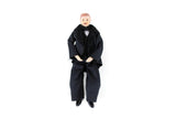 Artisan-Made Vintage 1:12 Dollhouse Porcelain Bisque Man Father Dad Figurine in Black Tuxedo