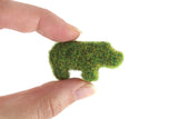 Artisan-Made Vintage 1:12 Miniature Dollhouse Animal-Shaped Topiaries