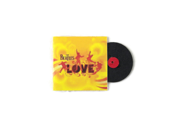 Artisan-Made 1:12 Miniature Dollhouse Beatles' Love Soundtrack LP Record Album
