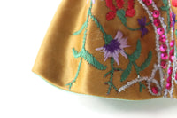 Artisan-Made Vintage 1:12 Miniature Dollhouse Embroidered Cloak on Dress Form