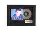 Artisan-Made 1:12 Miniature Dollhouse Elvis Presley Framed Solid Gold Album Blue Suede Shoes