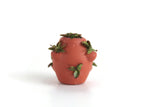 Artisan-Made Vintage 1:12 Miniature Dollhouse Succulents in Terracotta Planter Signed by Artist