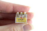 Artisan-Made Vintage 1:12 Miniature Dollhouse 6 Pack of Schweppe's Tonic Water Bottles