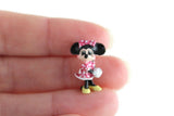 Artisan-Made Vintage 1:12 Miniature Dollhouse Metal Minnie Mouse Toy Figurine