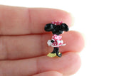 Artisan-Made Vintage 1:12 Miniature Dollhouse Metal Minnie Mouse Toy Figurine