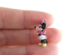 Artisan-Made Vintage 1:12 Miniature Dollhouse Metal Minnie Mouse Toy Figurine