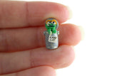 Artisan-Made Vintage 1:12 Miniature Dollhouse Sesame Street Oscar the Grouch Toy Figurine