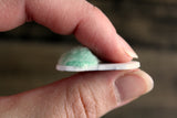 New Artisan-Made Vintage 1:6 Miniature Dollhouse Mint Green Bath Mat & Slippers Set by Sharon Milhoan