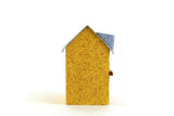 Artisan-Made Vintage 1:48 Quarter Scale Miniature Dollhouse Pink & Yellow Child's Dollhouse