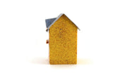 Artisan-Made Vintage 1:48 Quarter Scale Miniature Dollhouse Pink & Yellow Child's Dollhouse