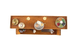 Artisan-Made Vintage 1:12 Miniature Dollhouse Wooden Liquor Cocktail Bar with Sink & Accessories