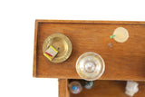 Artisan-Made Vintage 1:12 Miniature Dollhouse Wooden Liquor Cocktail Bar with Sink & Accessories