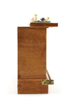 Artisan-Made Vintage 1:12 Miniature Dollhouse Wooden Liquor Cocktail Bar with Sink & Accessories