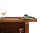 Artisan-Made Vintage 1:12 Miniature Dollhouse Wooden Liquor Cocktail Bar with Sink & Accessories