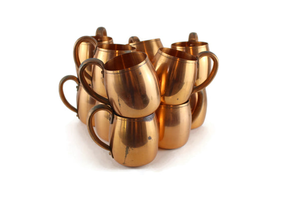 Vintage West Bend Aluminum Solid Copper Single Mug