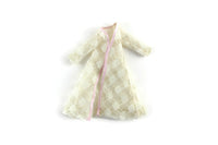 Vintage 1:12 Miniature Dollhouse Beige Lace Robe