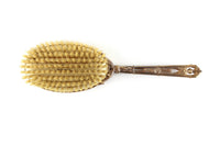 Vintage Beige & Gold Filigree Vanity Hair Brush